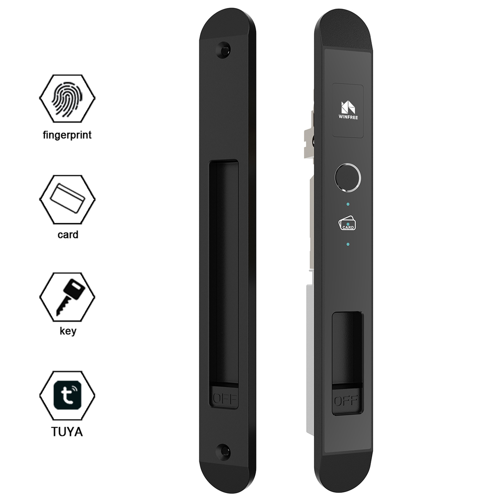 Smart Garden Door Lock - Kunci Pintu Pintar WINFREE Slim Frame
