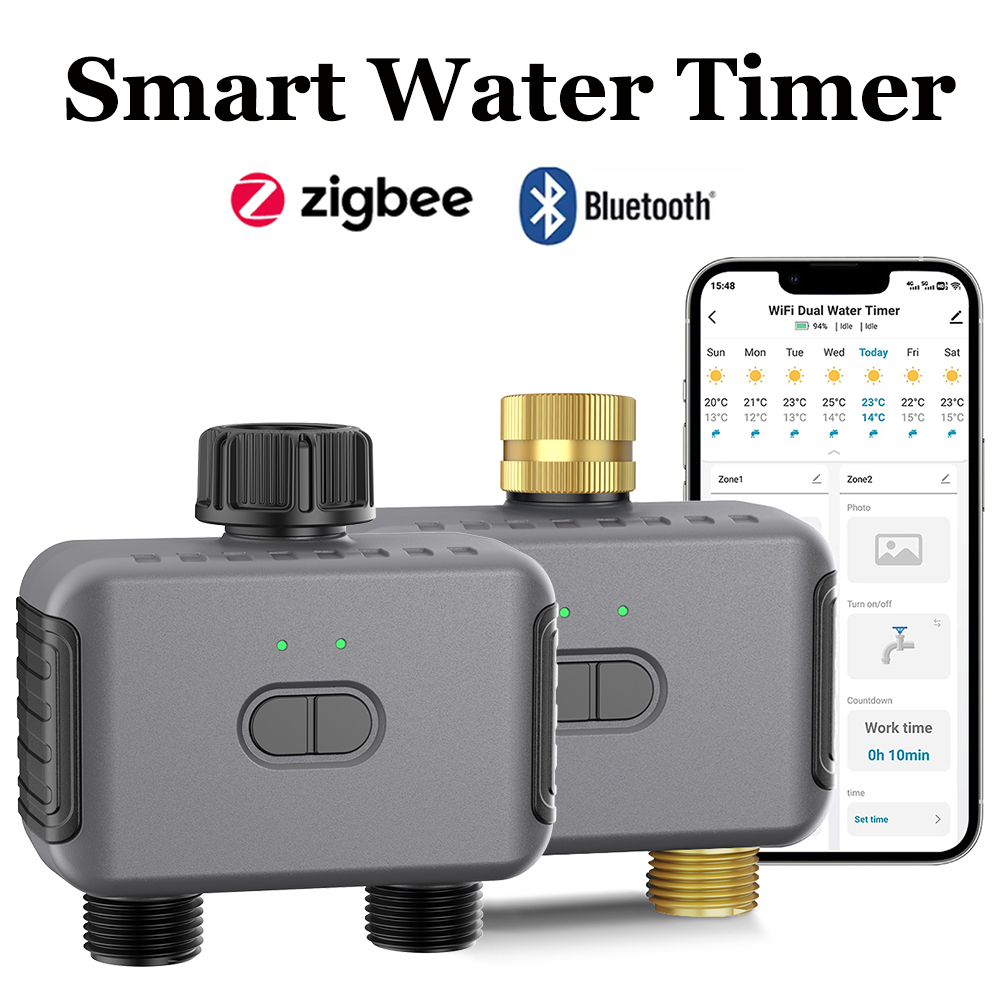 Smart Garden Usa - Tuya Pengatur Waktu Air Pintar Zigbee/BT