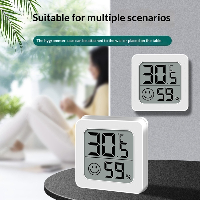 Garden Weather Station - 1/3 Buah Termometer Digital LCD Mini