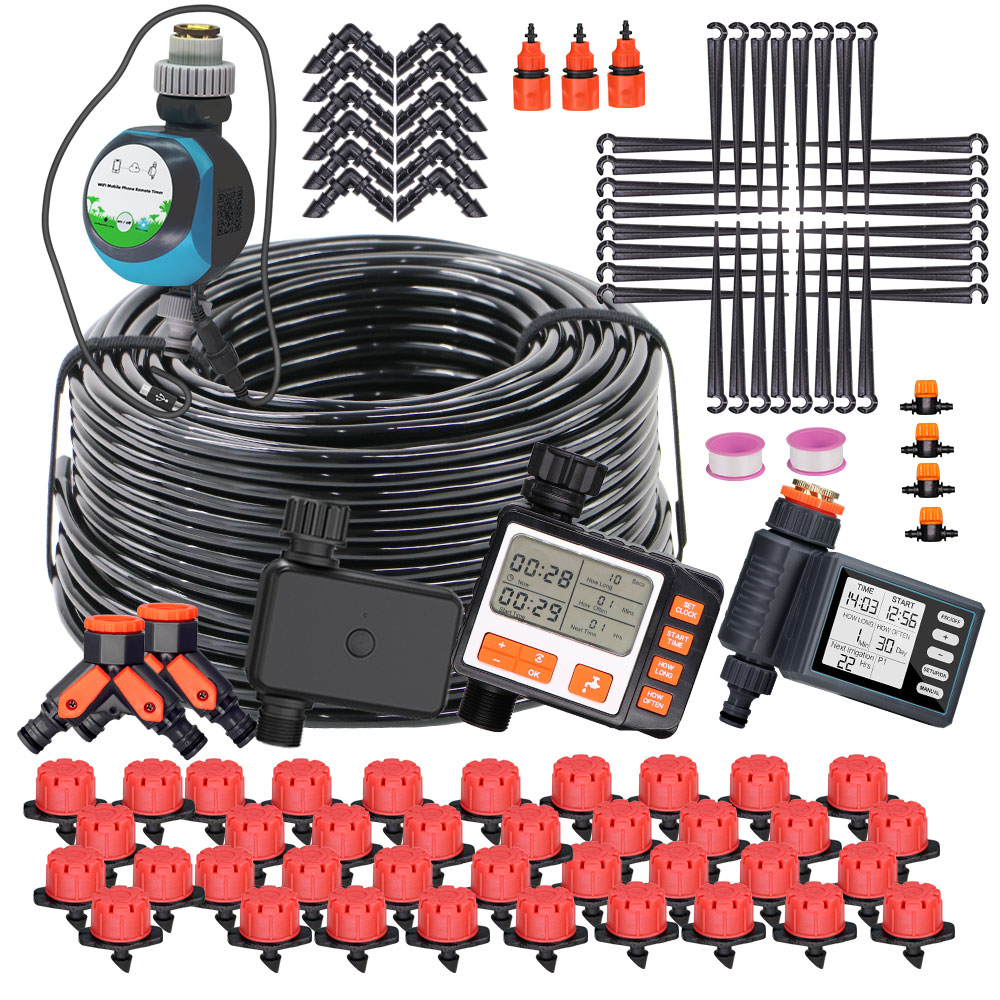Smart Garden Hose Timer - 50-5M 1/4 inci selang dripper dapat