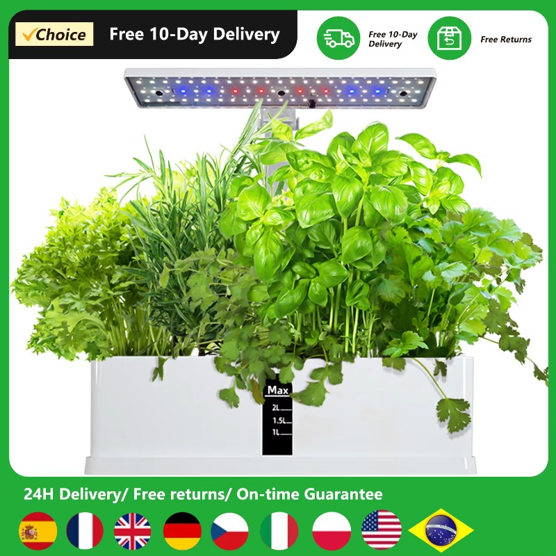 Smart Garden Usa - Sistem Penanaman Hidroponik Pintar 9 Pod,