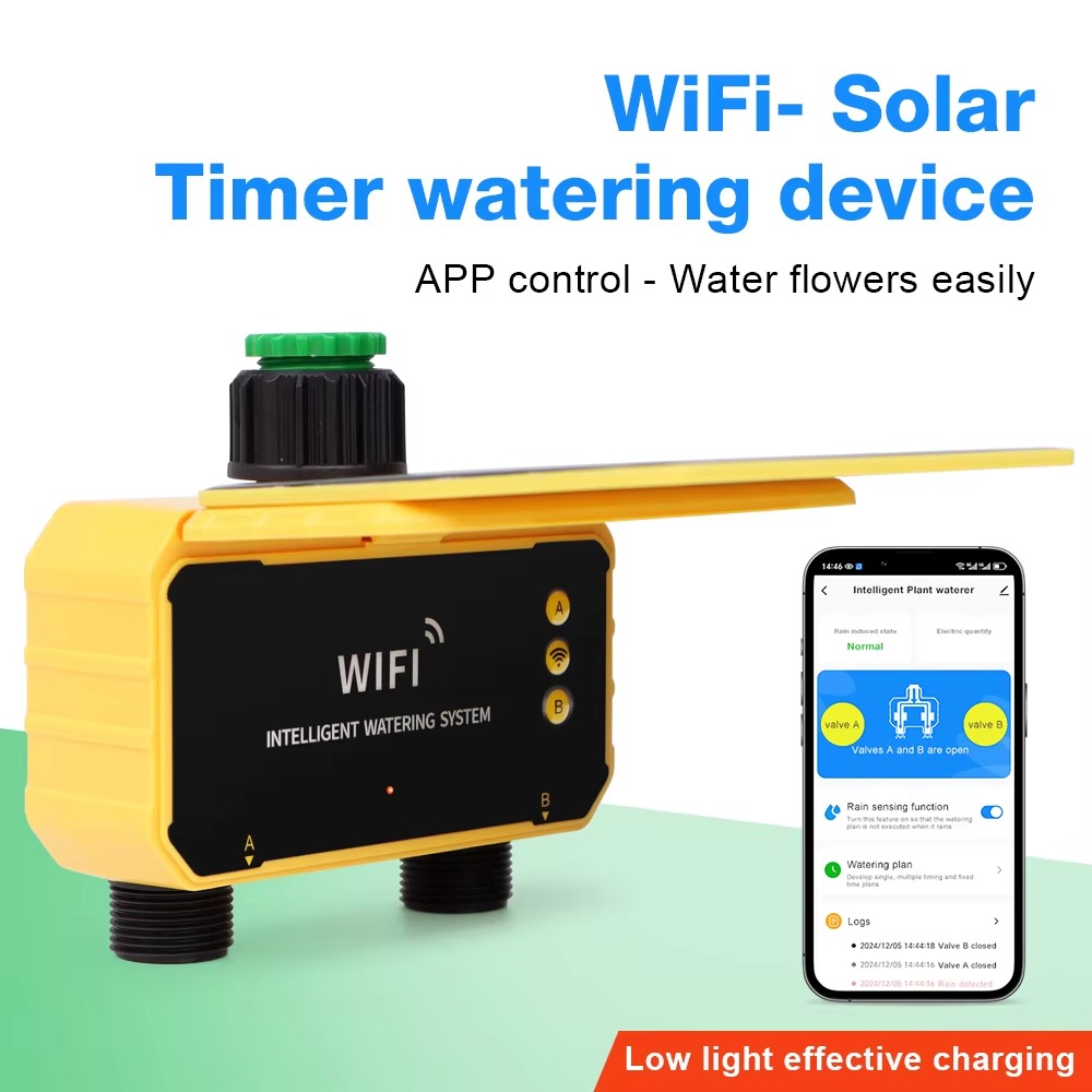 1/2 Outlet WIFI Solar Irrigati - Smart Garden Hose Timer ulasan dan harga