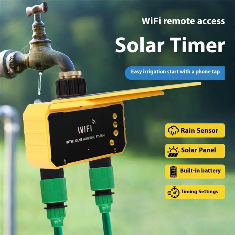 1/2 Outlet WIFI Solar Irrigati - Smart Garden Hose Timer ulasan dan harga
