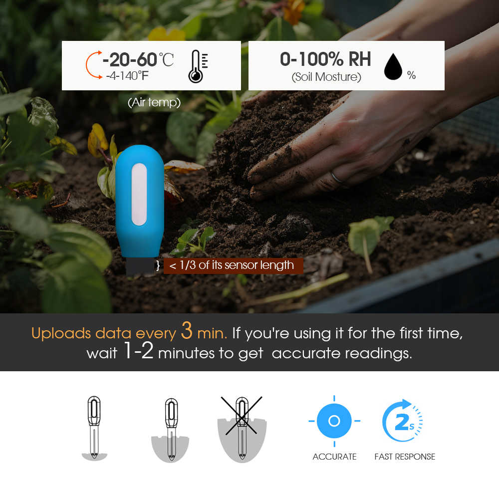 Sensor Tanah Zigbee Pintar unt - Smart Garden Usa ulasan dan harga
