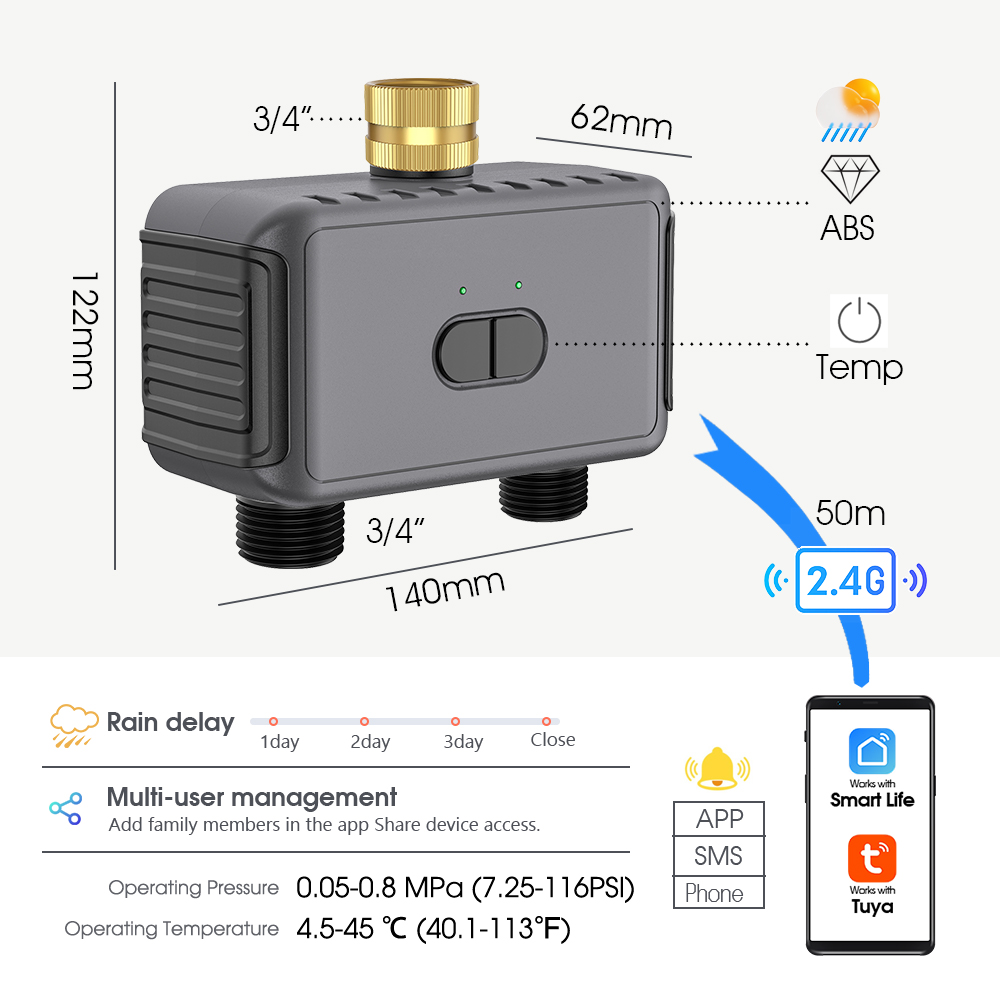 Sistem Penyemprot Kabut Wifi 2 - Smart Garden Timer ulasan dan harga
