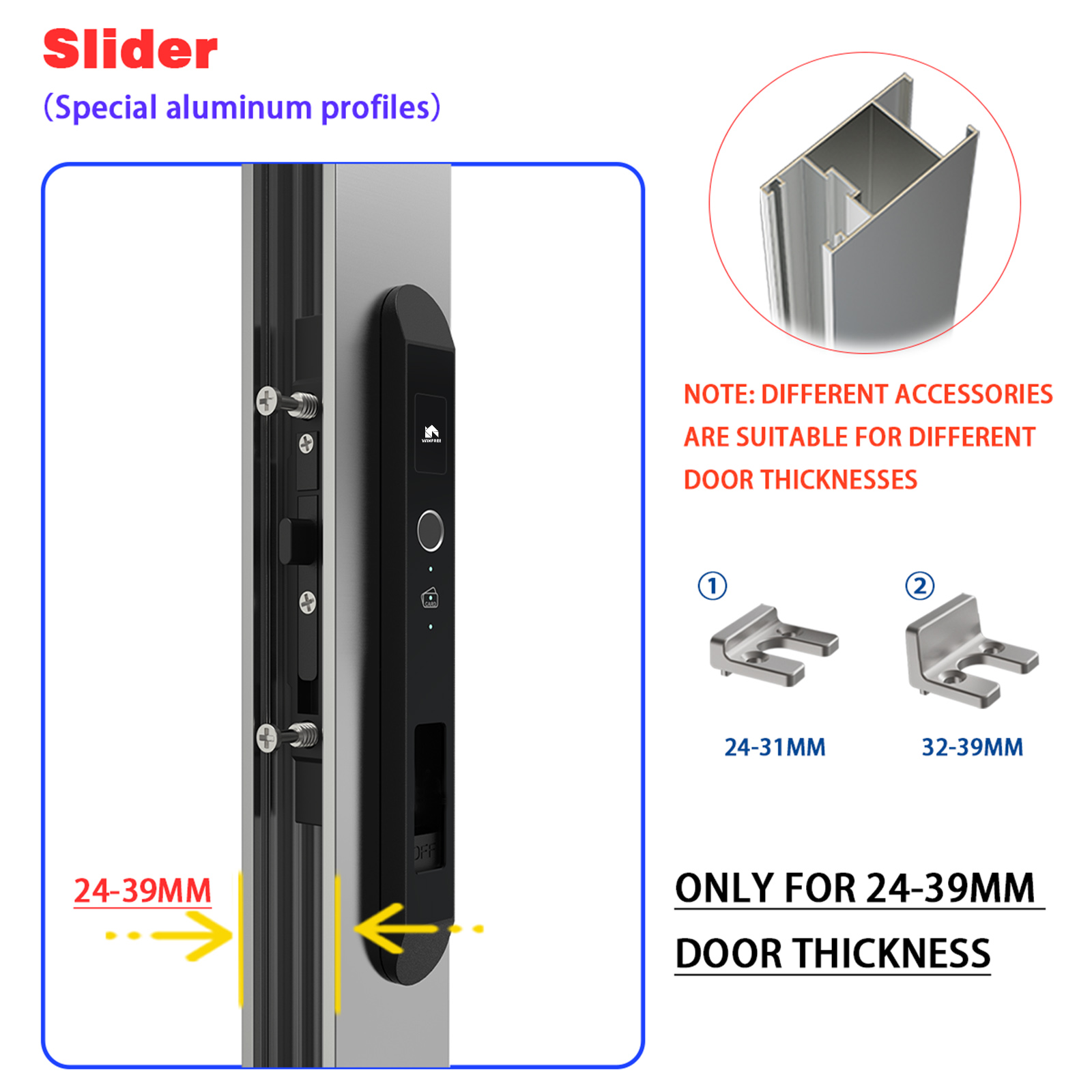 Kunci Pintu Pintar WINFREE Sli - Smart Garden Door Lock ulasan dan harga