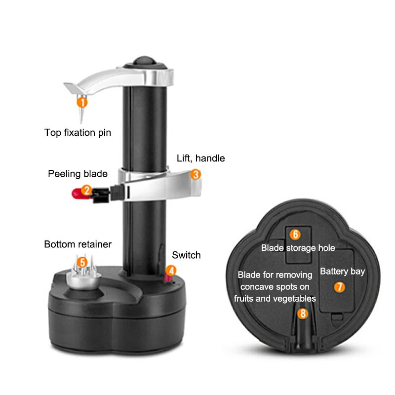 Mesin Pengupas Apel Berputar O - Smart Garden Kitchen ulasan dan harga