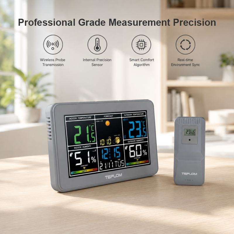 TEPLOM Stasiun Cuaca Digital M - Garden Weather Station ulasan dan harga