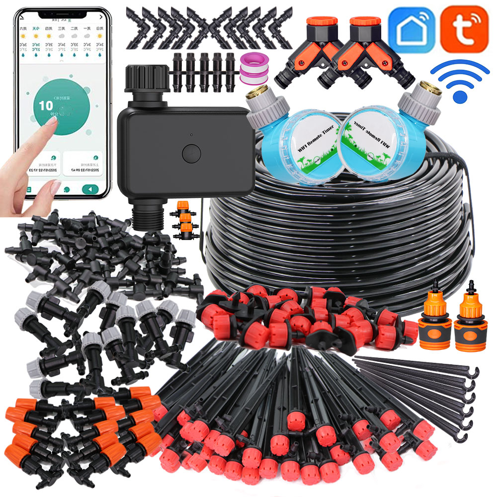 30-50m sistem penyiraman taman - Smart Garden Timer ulasan dan harga