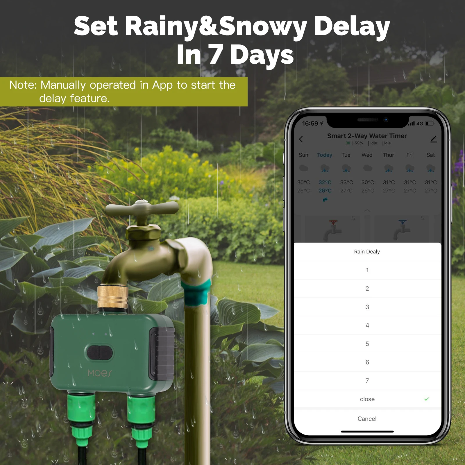 MOES Tuya Smart ZigBee Timer A - Smart Garden Kitchen ulasan dan harga