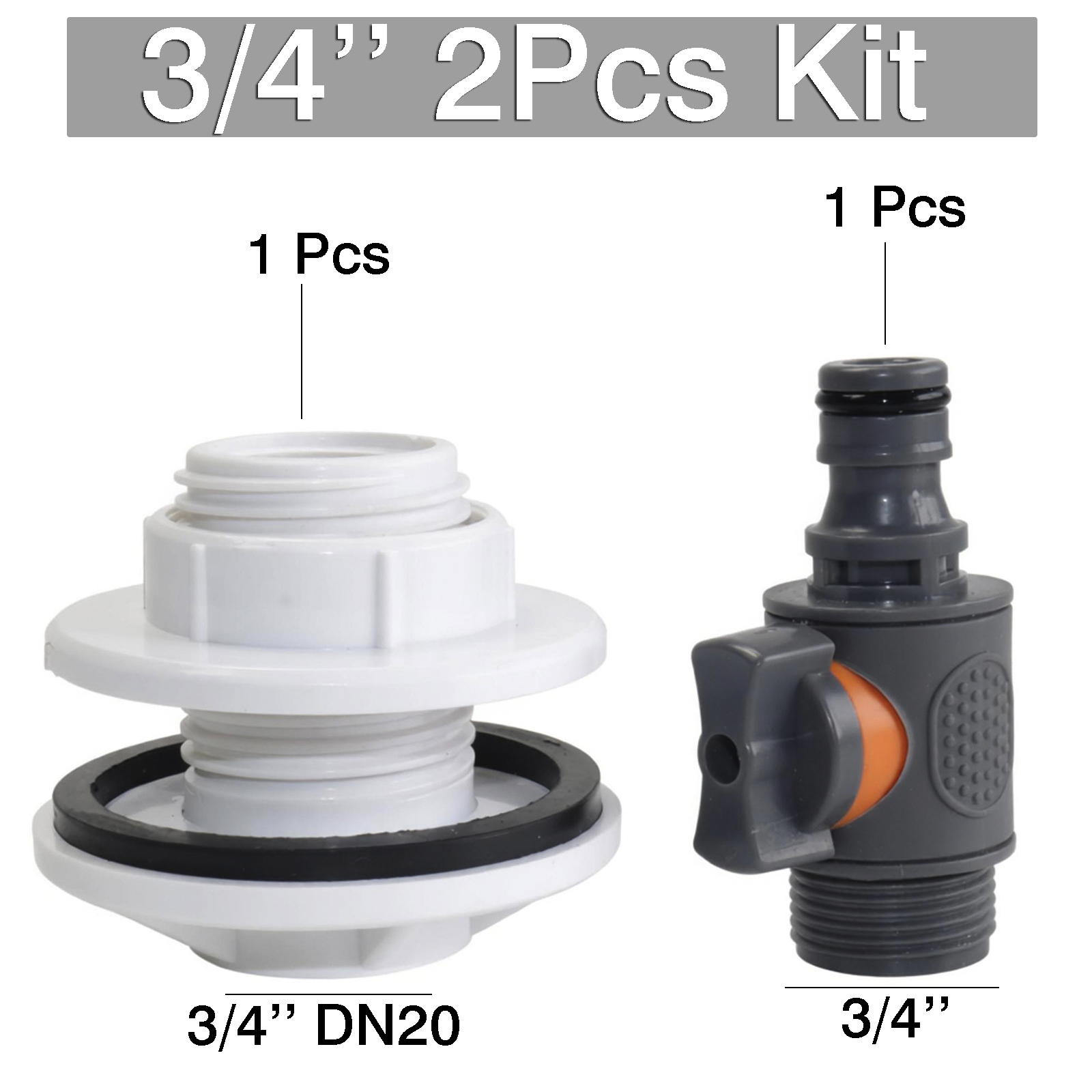2 Buah Set 3/4 '' 1 Buah Adapt - Smart Garden Hose Timer ulasan dan harga