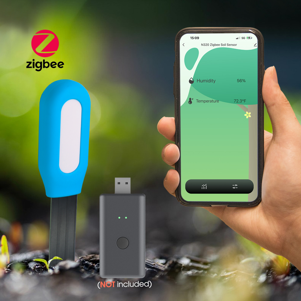 1 Buah Sensor Tanah Tuya Zigbe - Smart Garden Usa ulasan dan harga