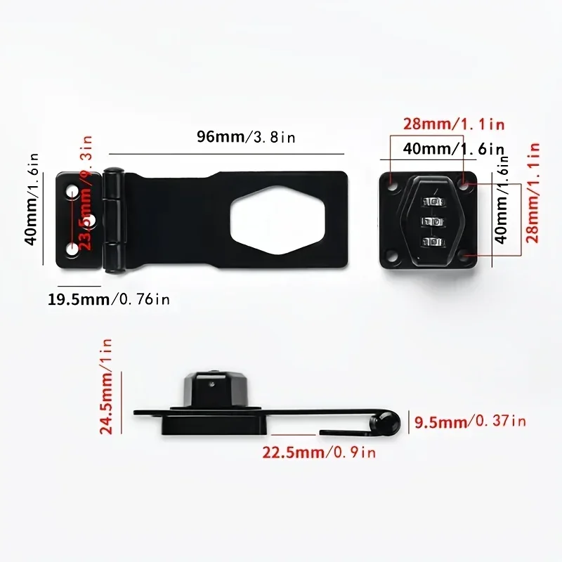 Kunci Kombinasi Mekanis Kunci  - Smart Garden Door Lock ulasan dan harga