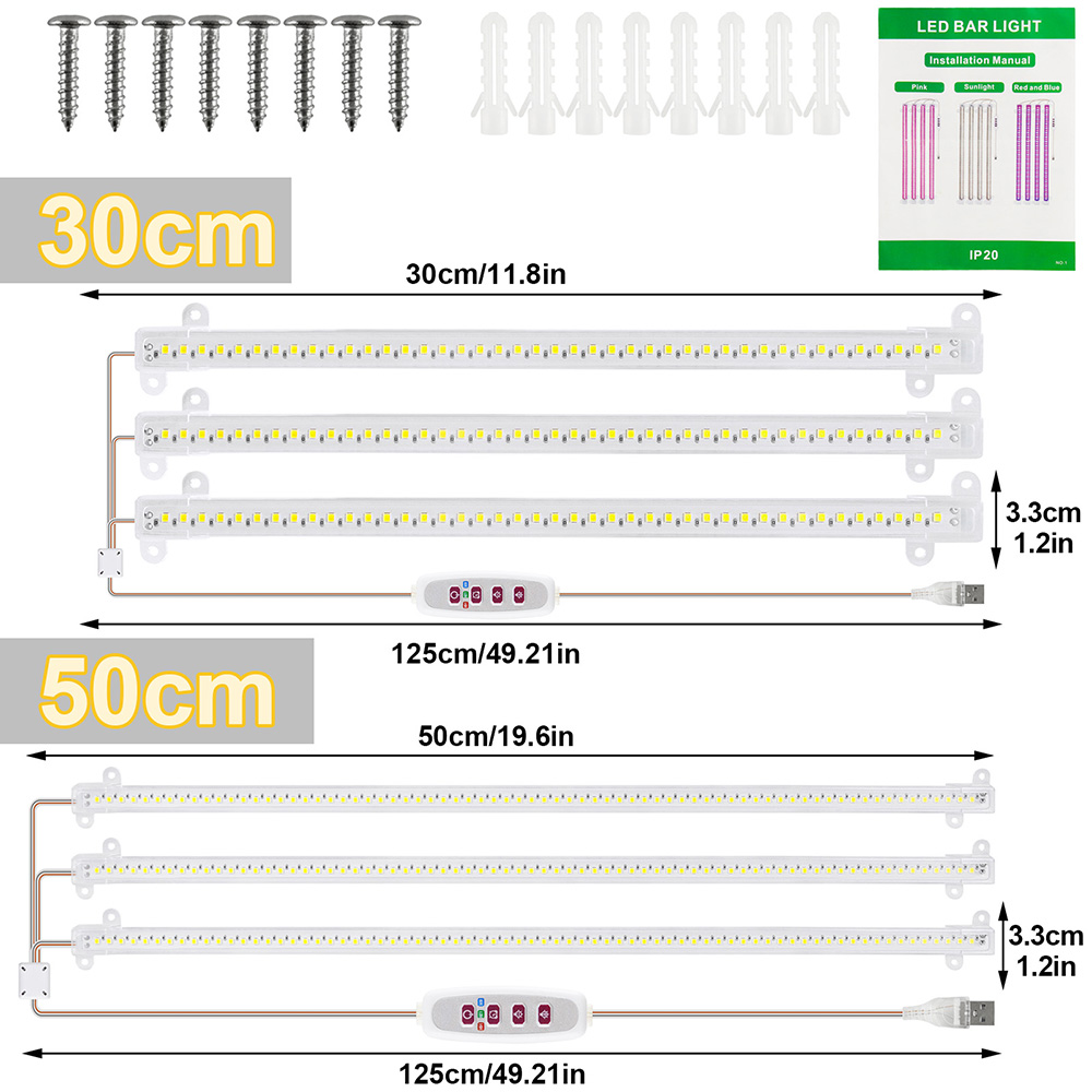 Lampu setrip tumbuh LED kepala - Led Plant Light Strip ulasan dan harga