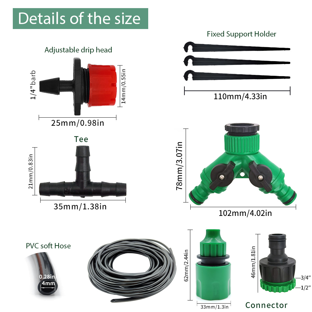 Rumah kaca 15M-30M DIY sistem  - Smart Garden Hose Timer ulasan dan harga