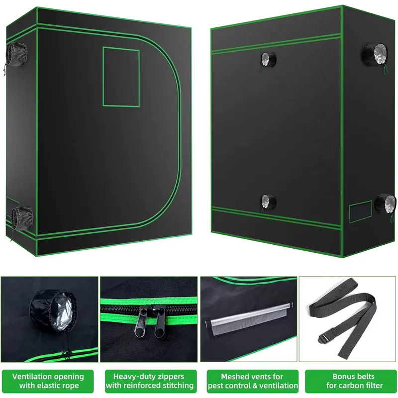 Kit Lengkap Lampu LED Grow Lig - Grow Tent Complete Kit ulasan dan harga