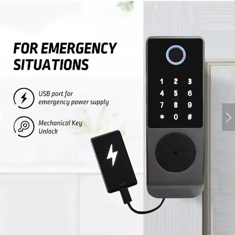 Kunci pintar Wifi Tuya, kunci  - Smart Garden Door Lock ulasan dan harga