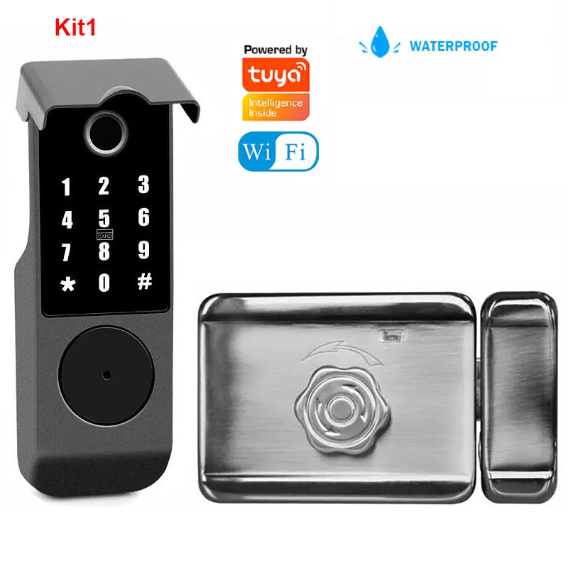 Kunci pintar Wifi Tuya, kunci  - Smart Garden Door Lock ulasan dan harga