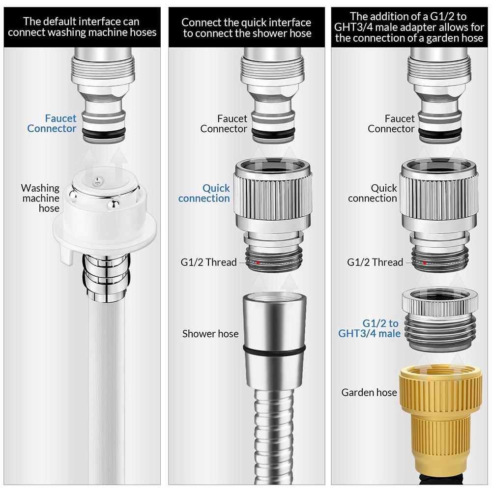 Set Adaptor Keran untuk Selang - Smart Garden Kitchen ulasan dan harga