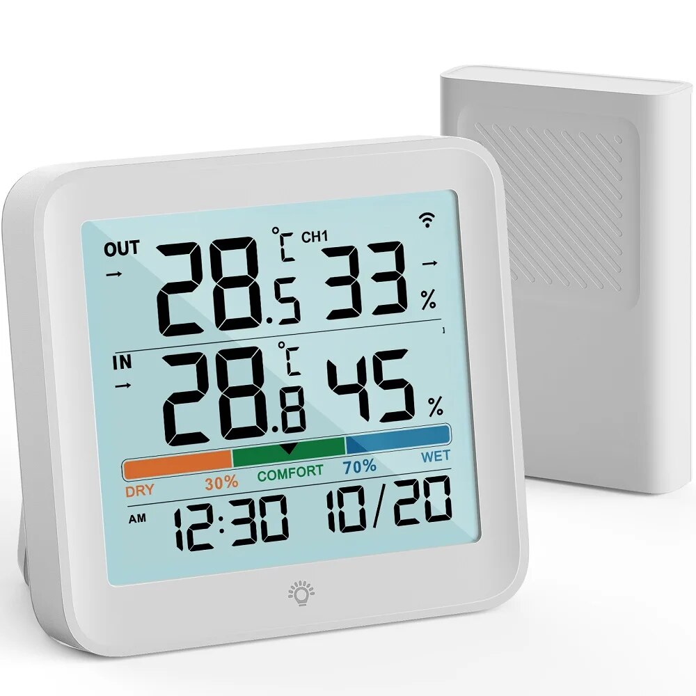 Termometer Digital Higrometer  - Garden Weather Station ulasan dan harga