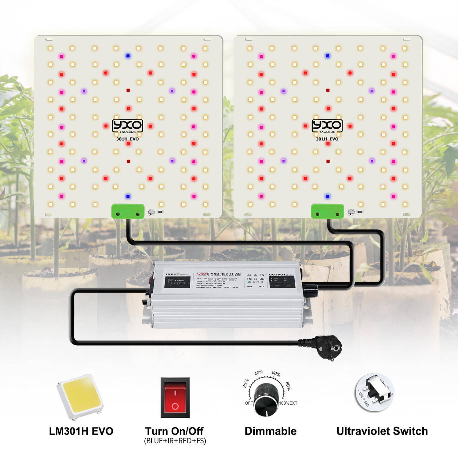 LM301H EVO Quantum LED 85W 180 - Led Plant Light Strip ulasan dan harga