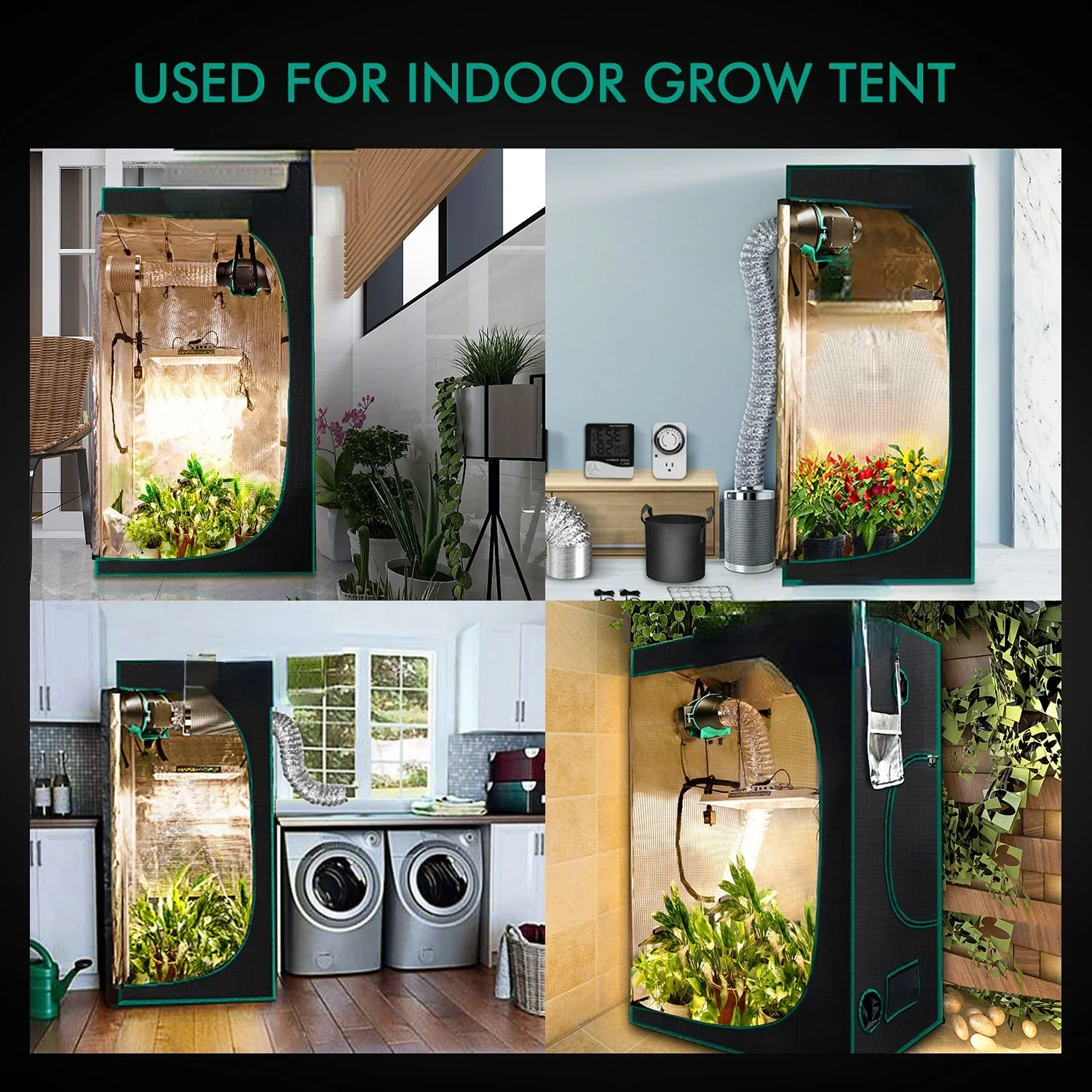 Kit Ventilasi Filter Hidroponi - Grow Tent Complete Kit ulasan dan harga
