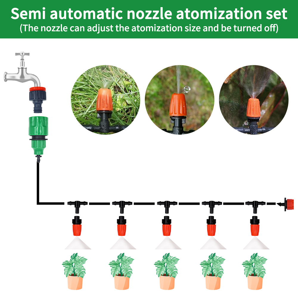 Kit Irigasi Nozzle Kabut 5M-20 - Smart Garden Hose Timer ulasan dan harga