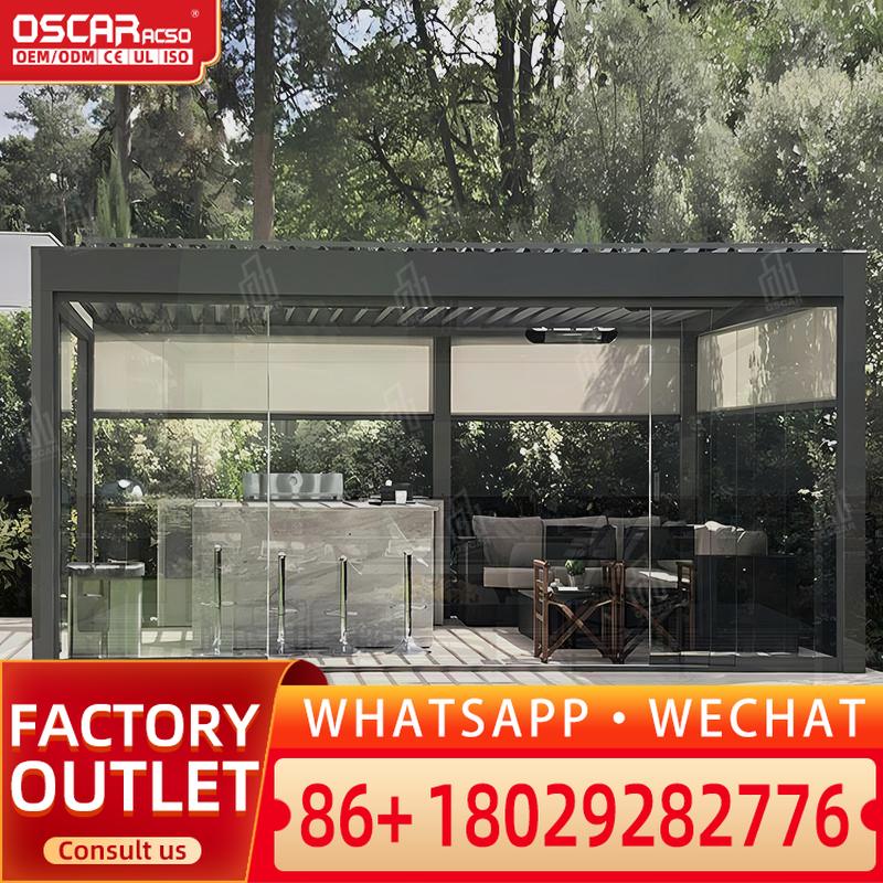 Pergola Aluminium Modern 4x3M  - Smart Garden Design ulasan dan harga