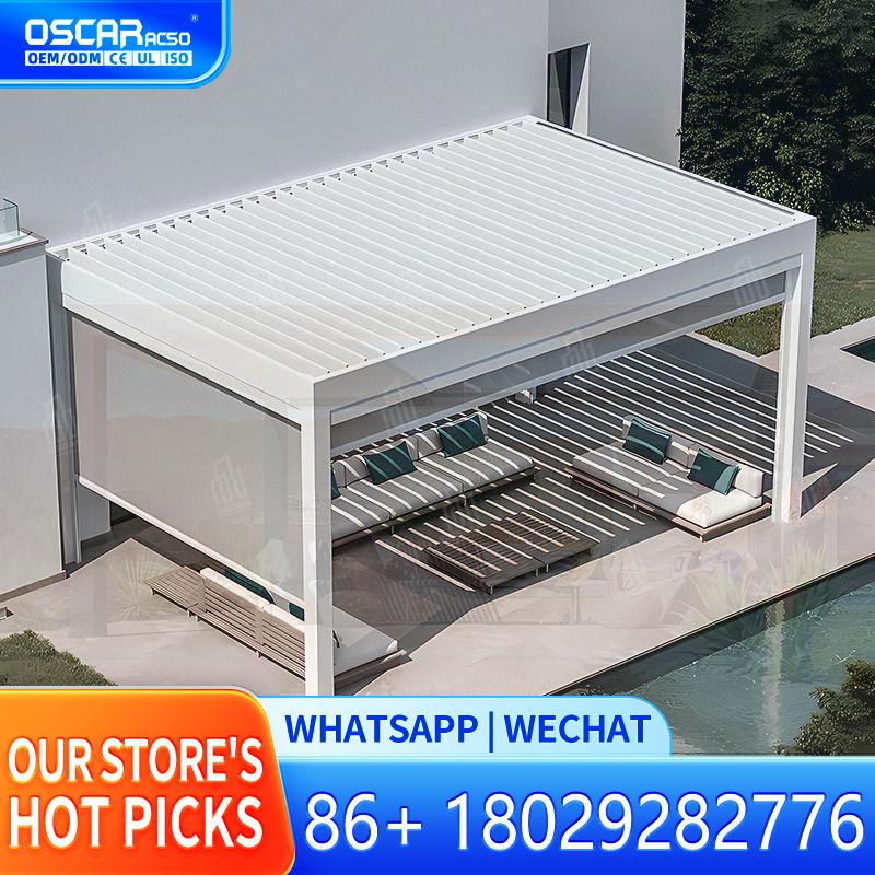 Pergola Aluminium Modern 4x3M  - Smart Garden Design ulasan dan harga
