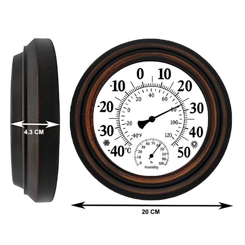 Termometer Higrometer Dalam Ru - Garden Weather Station ulasan dan harga