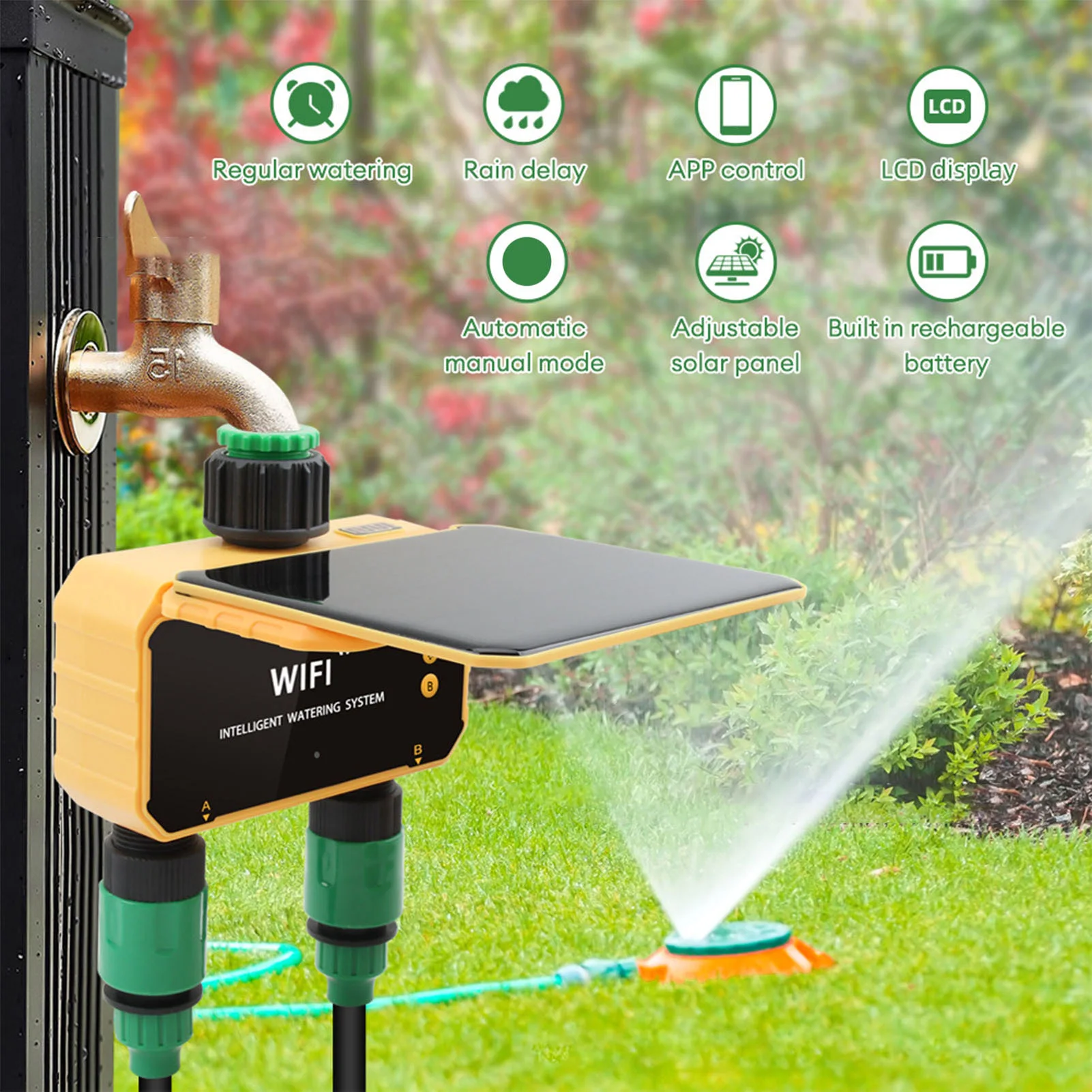 Timer Irigasi Cerdas WiFi Tena - Smart Garden Usa ulasan dan harga